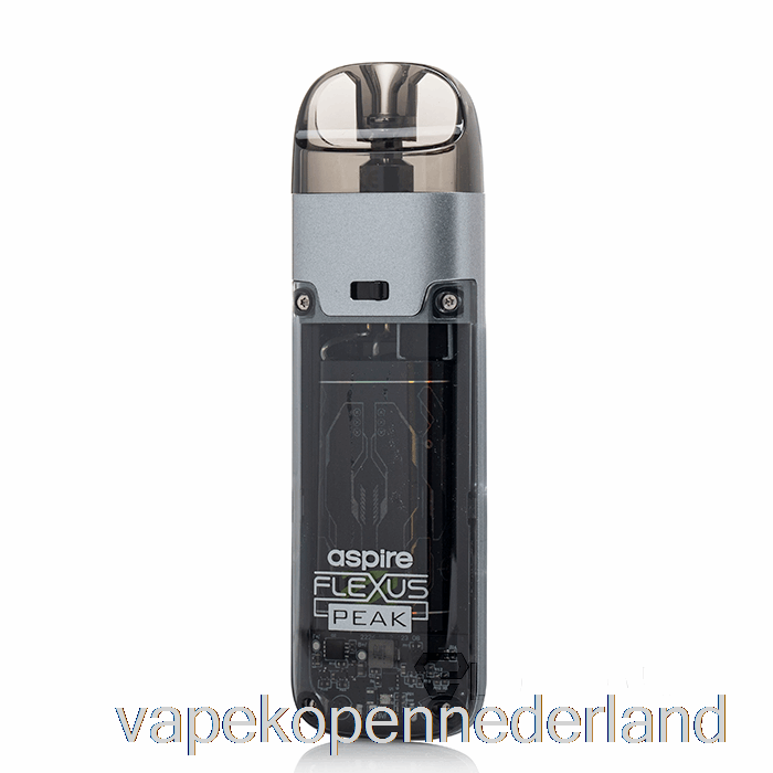 Elektronische Sigaret Vape Aspire Flexus Peak Pod-systeem Zilvervorst